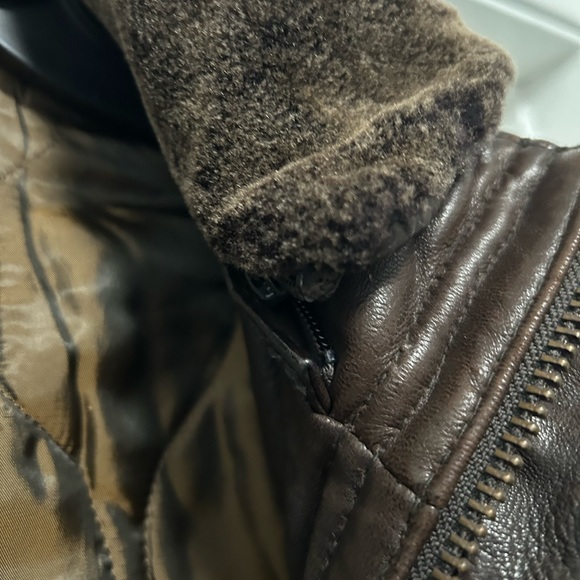 Men’s Leather Jacket by Andrew Marc New York size M - Picture 4 of 9